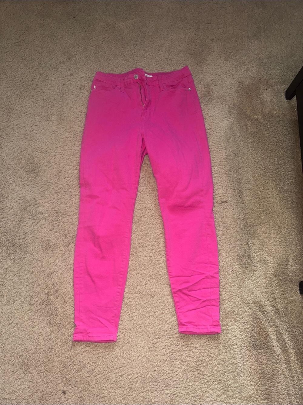 Judy Blue Bright Pink Skinny Jeans